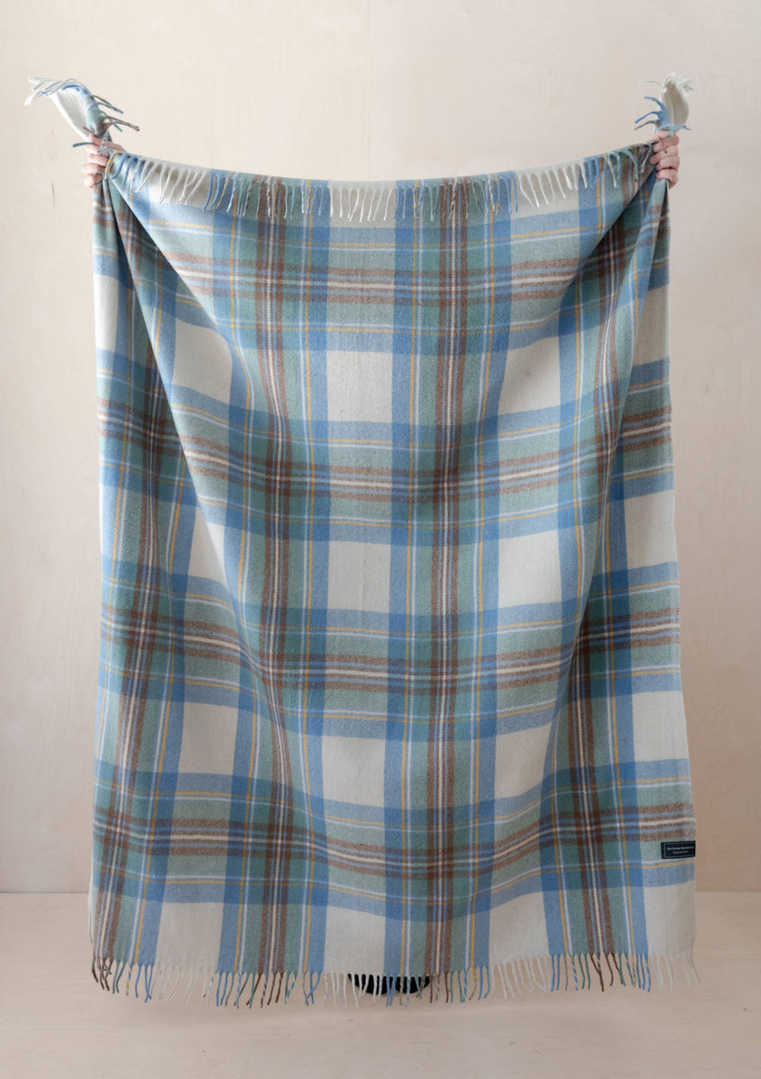 Grey tartan online blanket