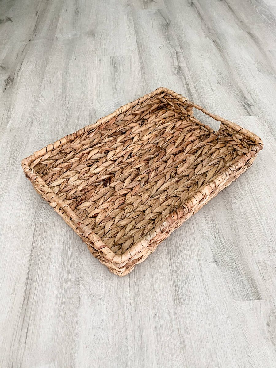 Commons Water Hyacinth Rectangle Tray – One Common