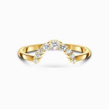 Moon Magic Yellow Gold Rings