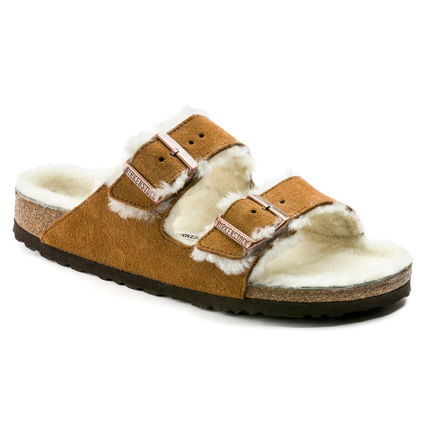 Birkenstock Arizona Shearling in Mink