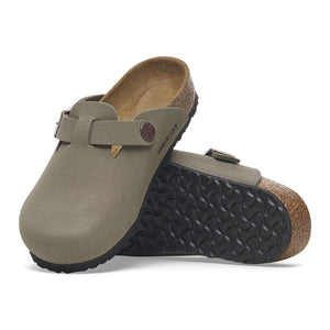 Birkenstock Kids Boston in Stone