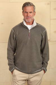 True Grit Melange Fleece Pullover