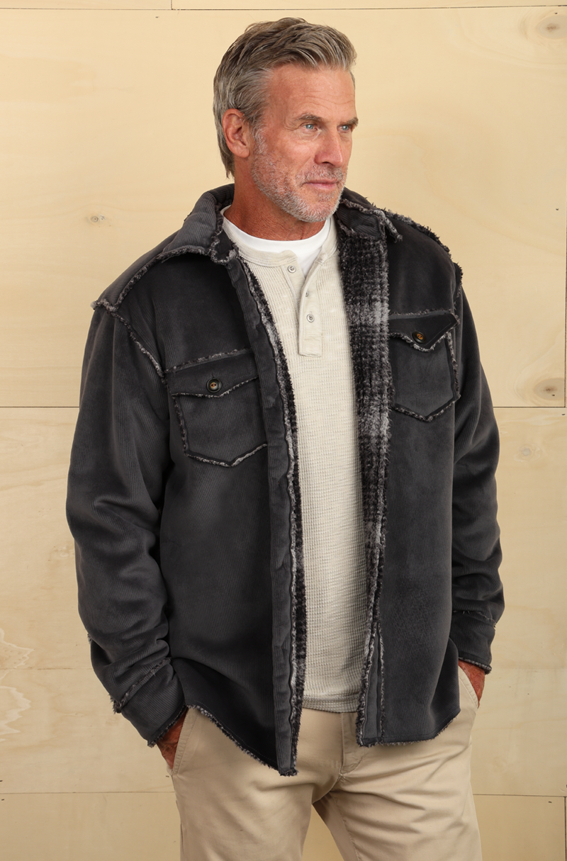 True Grit Shadow Button Jacket