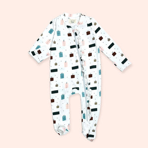 Viverano Presents Zipper Footie Romper