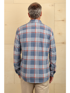 True Grit Sky Plaid Shirt