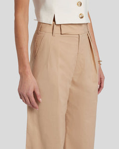 7 For All Mankind Pleated Trousers