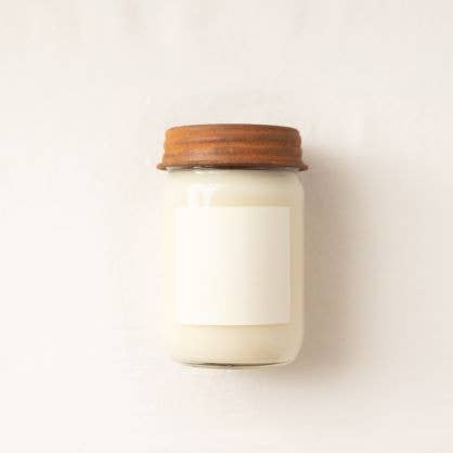 1 DOZEN 11oz White Matte Straight Sided Jar with metal lid-Coconut Soy Wax-Crackling  Wooden Wick-Wholesale-White Label-Private Label-Bulk Candle