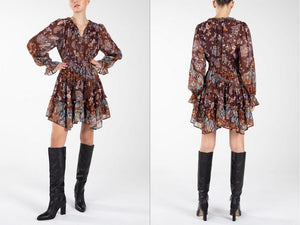 Miss Me Paisley Peasant Dress