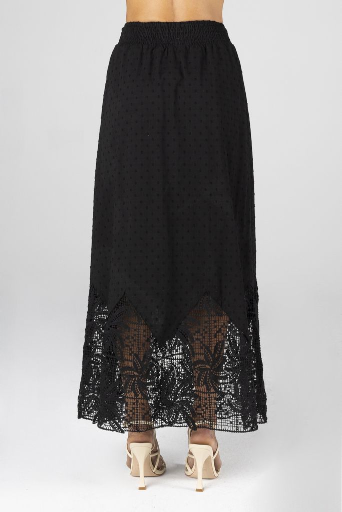 Miss Me Cynthia Crochet Skirt w/Tassel