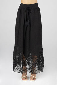 Miss Me Cynthia Crochet Skirt w/Tassel