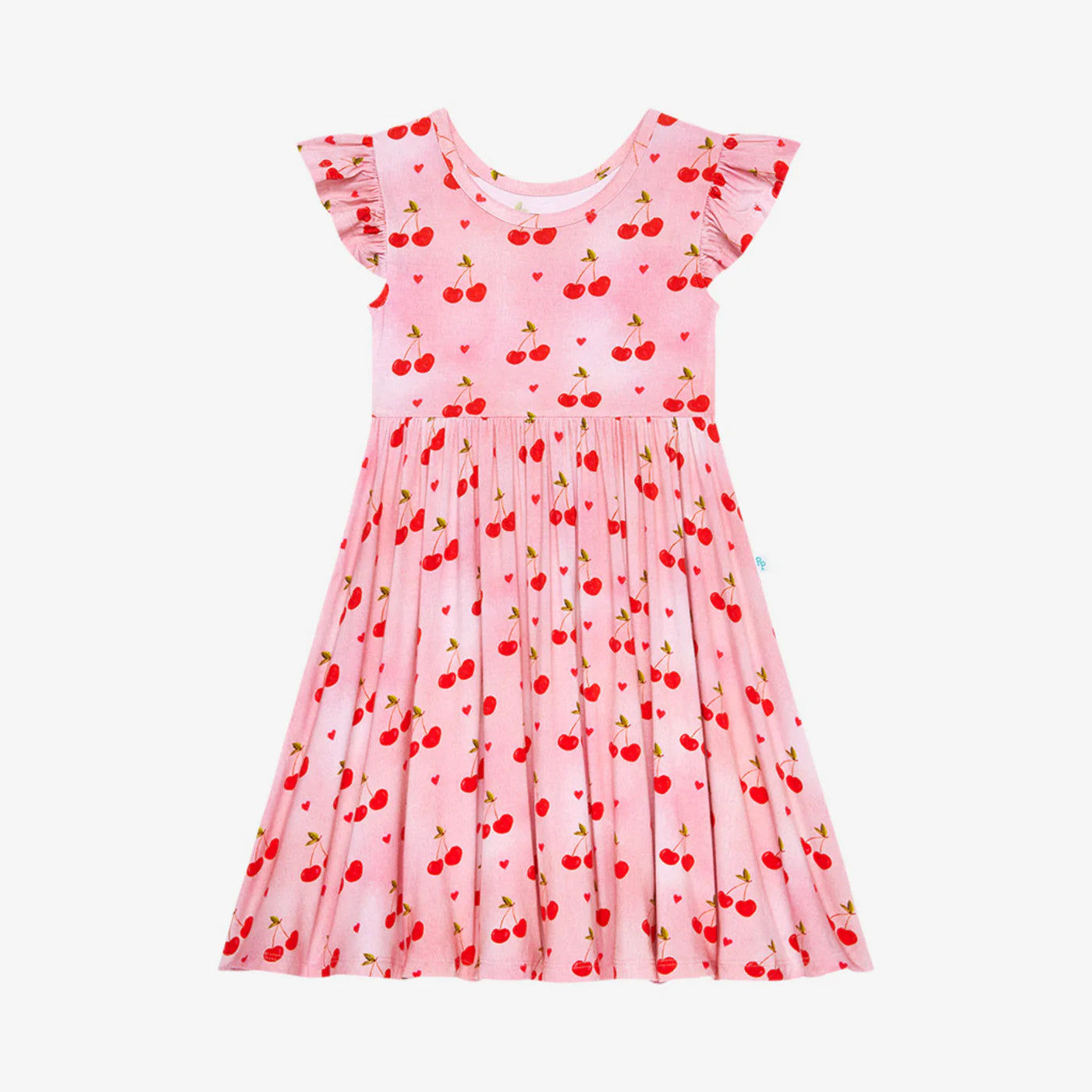 Posh Peanut Very Cherry Ruffled Twirl Dress