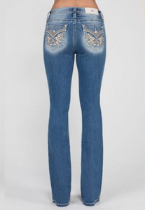 Miss Me Melody Mid Rise Boot Cut