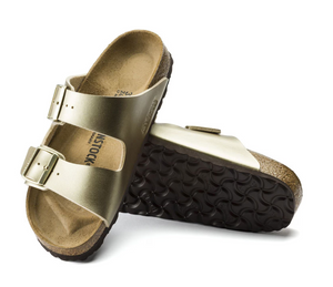 Birkenstock Arizona in Gold