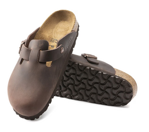 Birkenstock Boston in Habana Leather