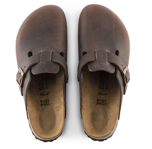 Birkenstock Boston in Habana Leather