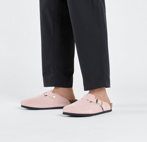 Birkenstock Boston In Light Rose