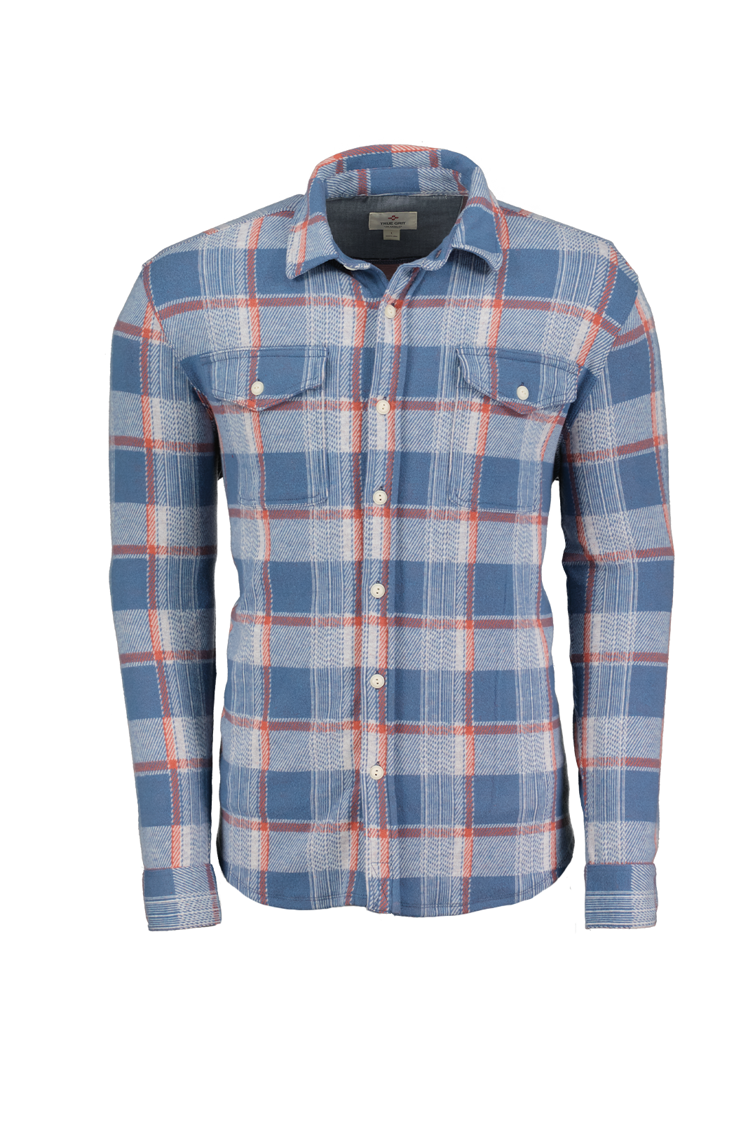 True Grit Sky Plaid Shirt