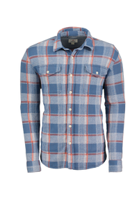 True Grit Sky Plaid Shirt