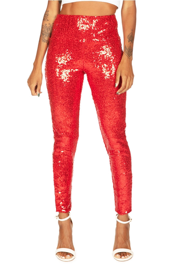 Tipsy Elves Sequin High Wasted Leggings