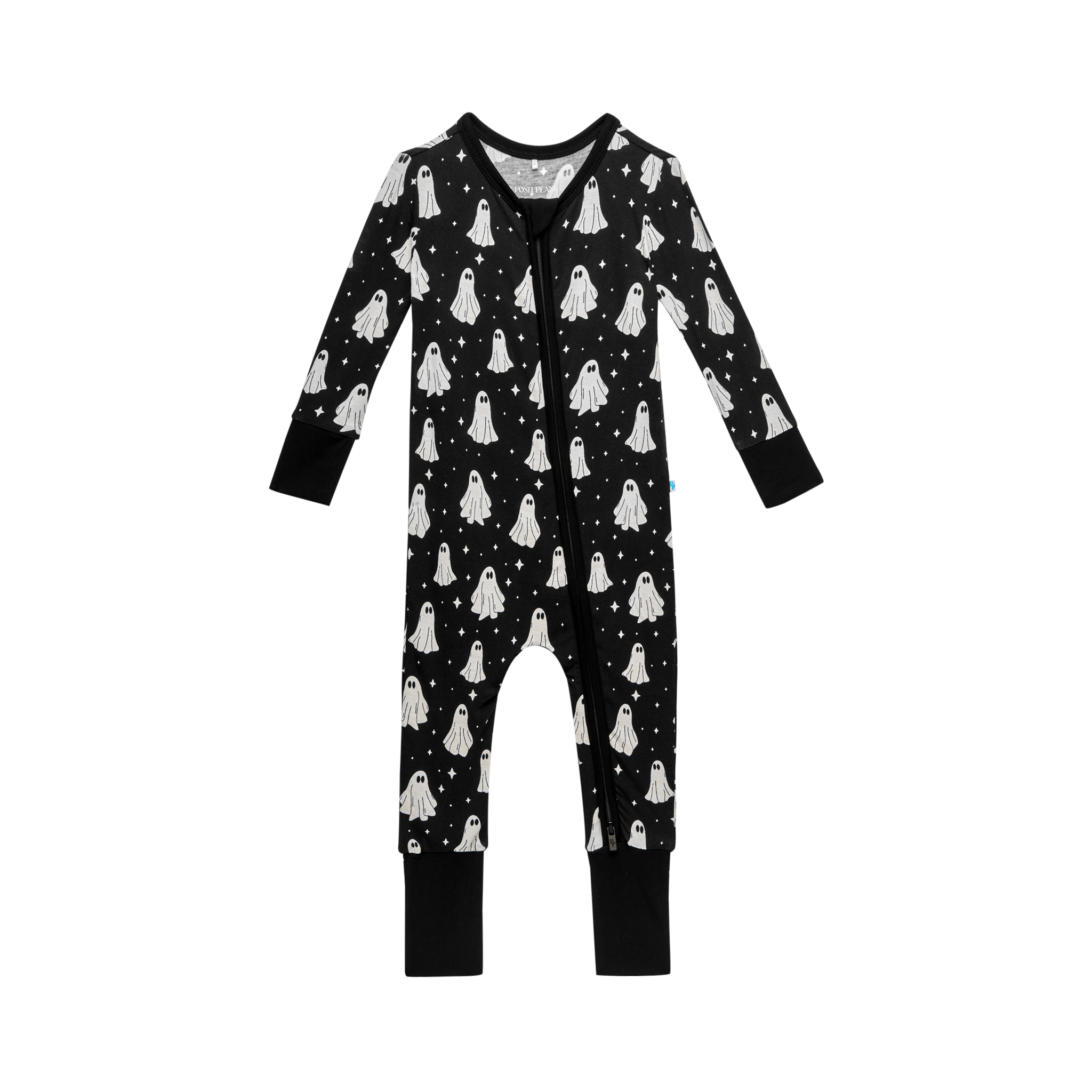 Posh Peanut Baby Ghostly Convertible Onesie