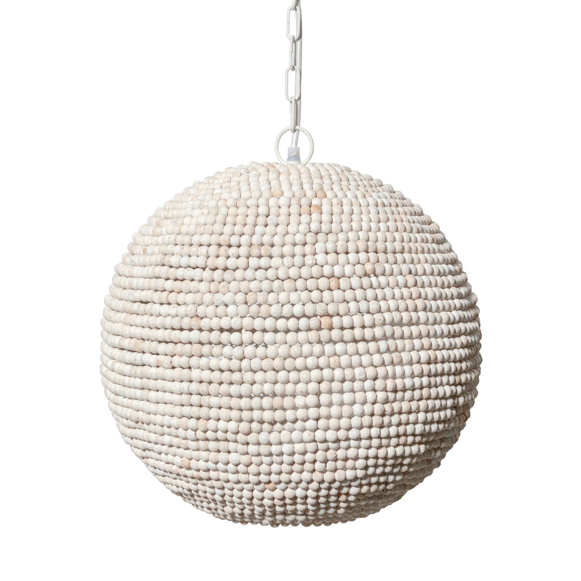 Mercana Theta Wood Beaded Pendant Light