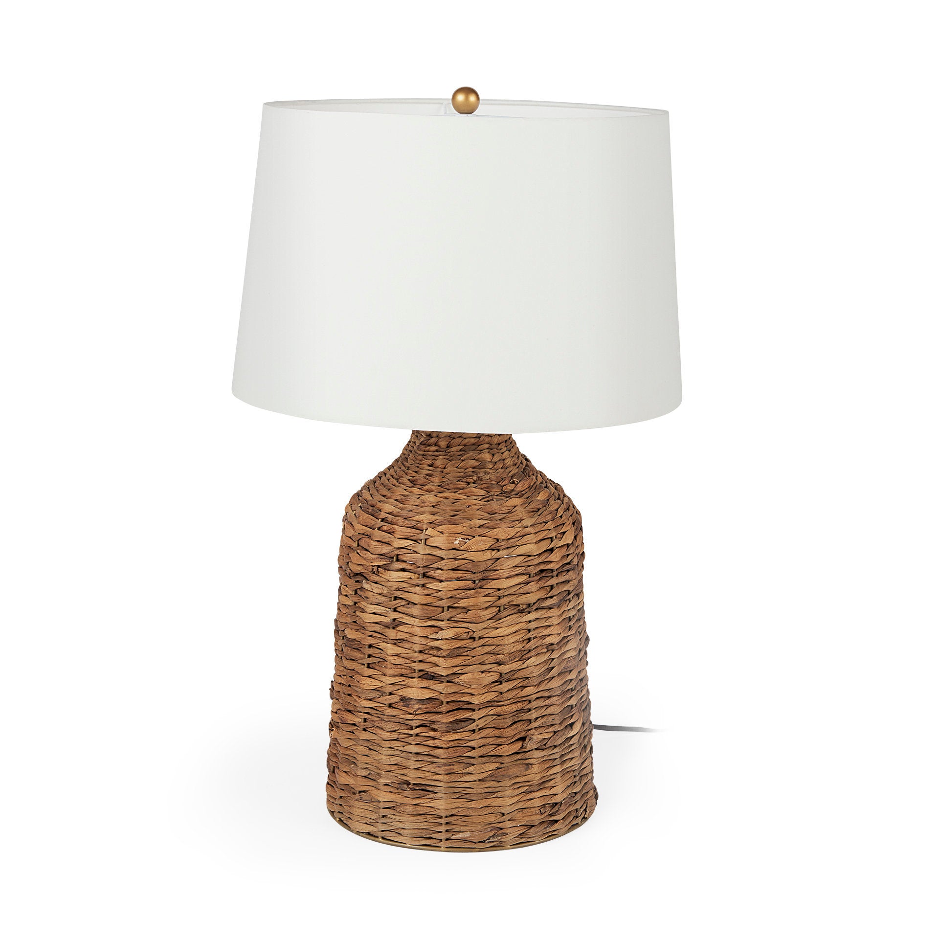 Mercana Campanile Whicker Table Lamp