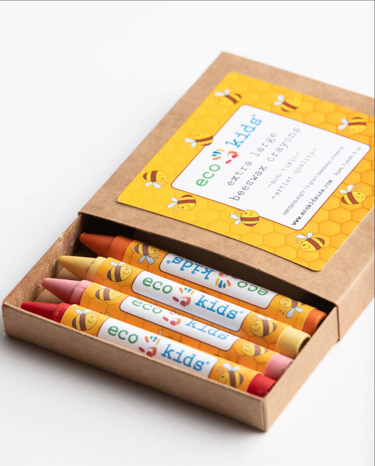 Pure Beeswax Crayons (Rounded) - 100% Pure Beeswax