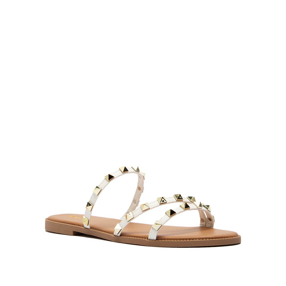 Qupid white sandals on sale