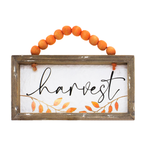 Harvest Bead Hanger Sign