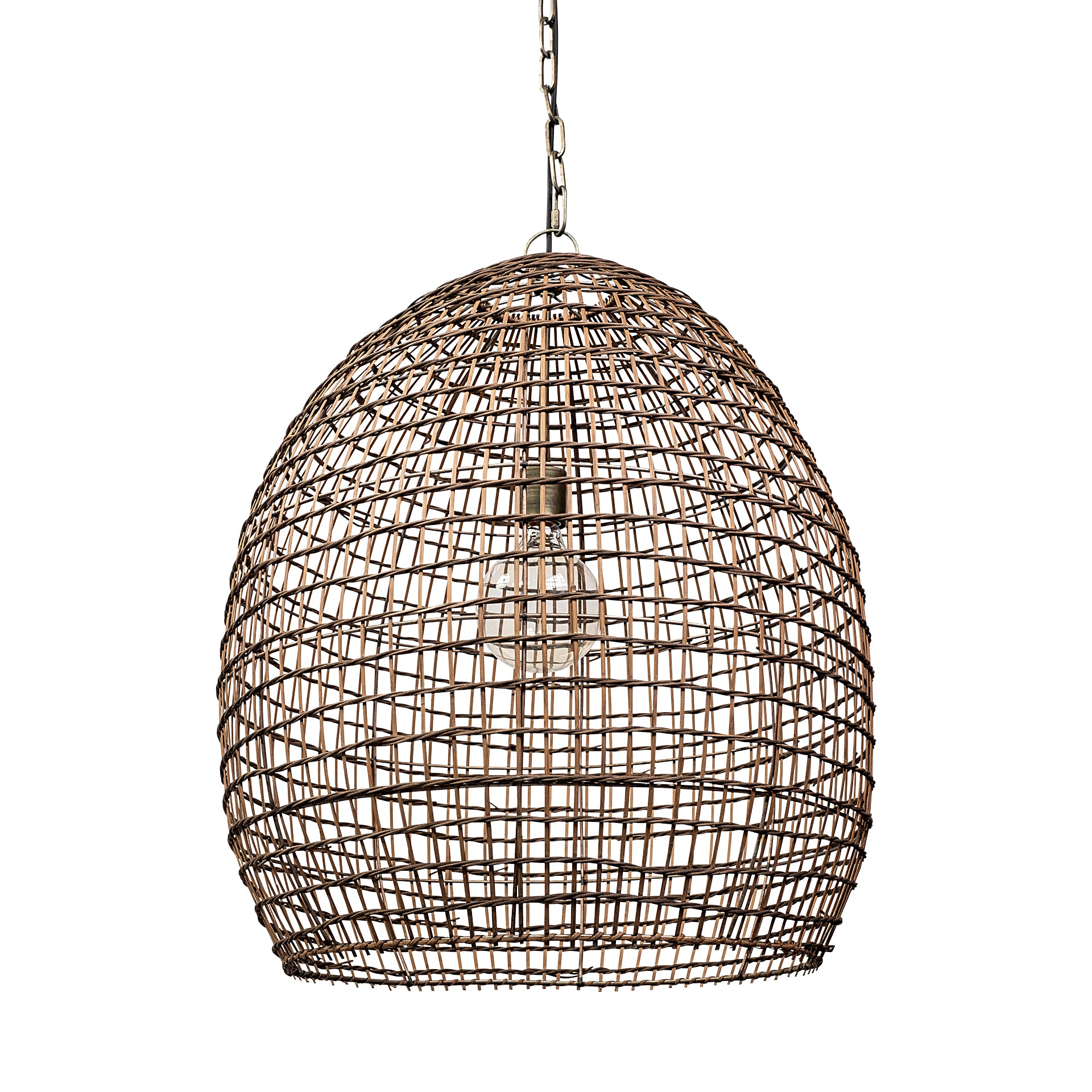 Mercana Aruba Woven Straw Orb Pendant Light