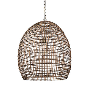 Mercana Aruba Woven Straw Orb Pendant Light