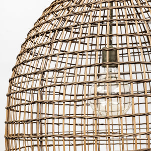 Mercana Aruba Woven Straw Orb Pendant Light