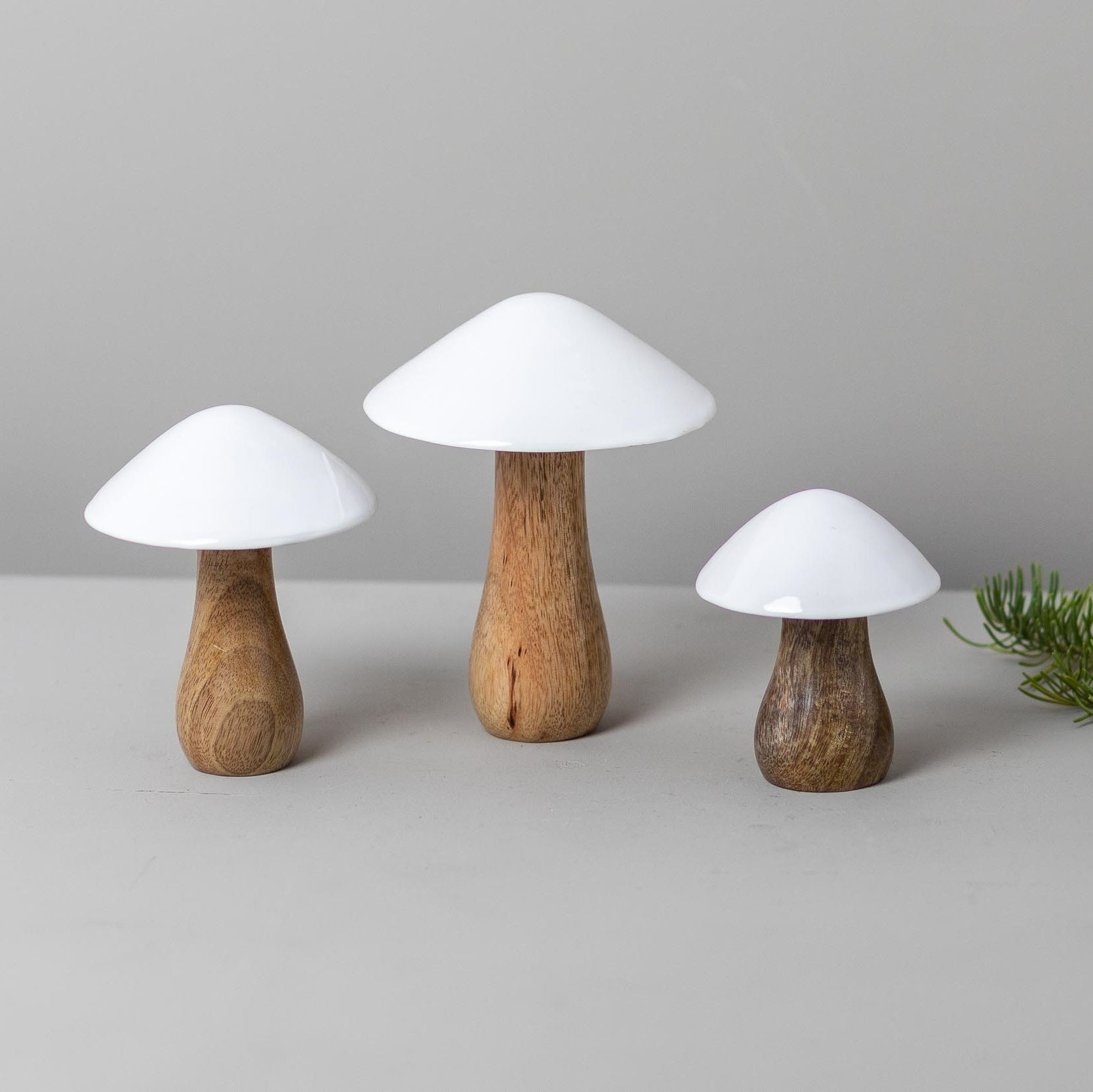 Be Home Mango Wood Mushroom