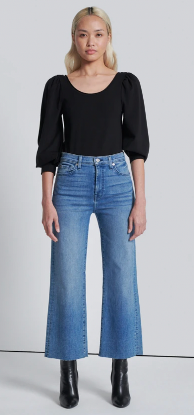 7 For All Mankind Alexa Cropped Denim