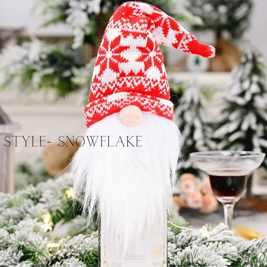 Delmar Holiday Gnome Wine Hat