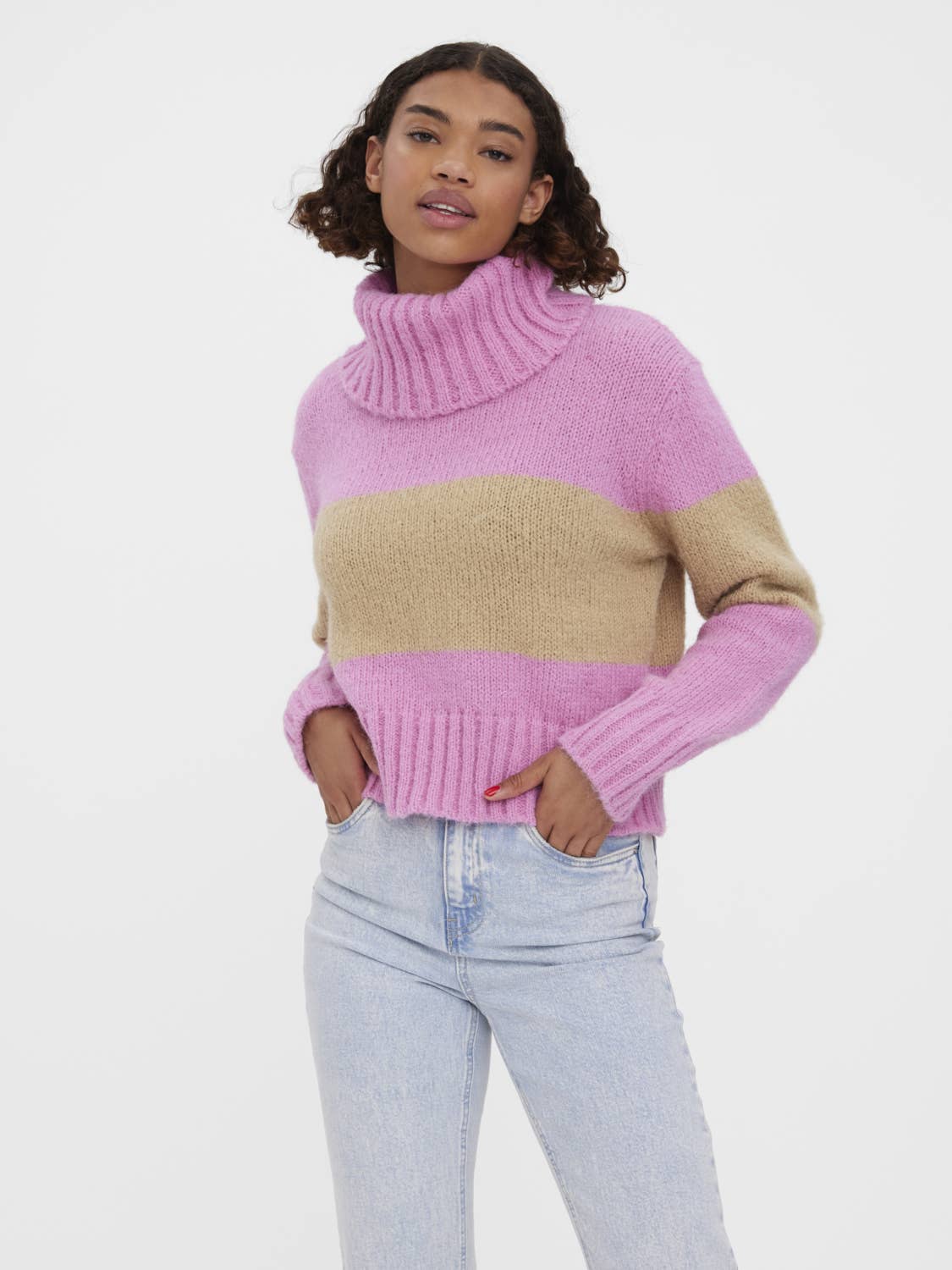 Vero Moda Wine Cowlneck Sweater – One Common