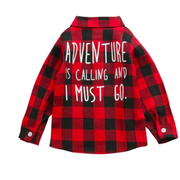 Commons Boys Adventure Buffalo Plaid Button Down