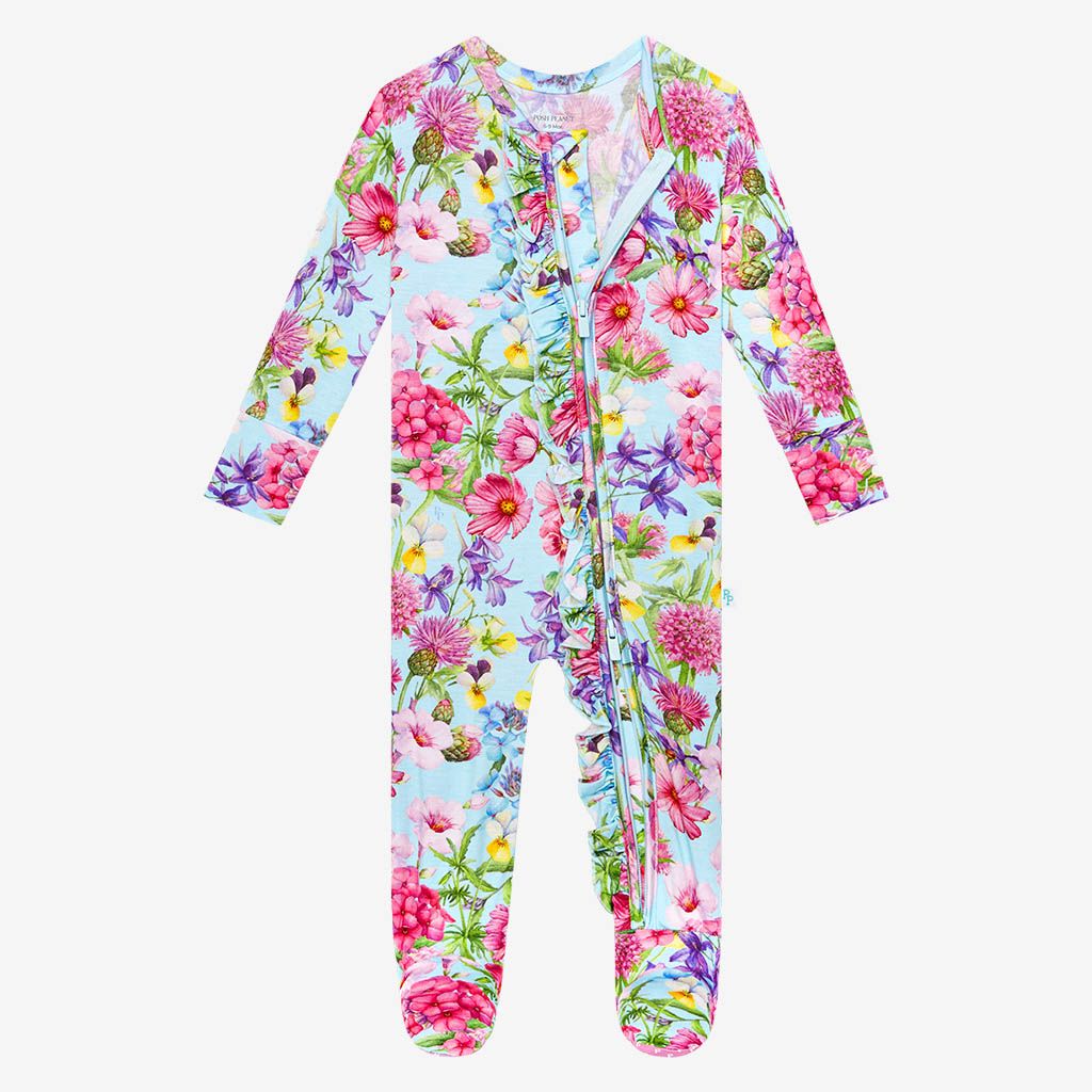 Posh Peanut Baby Hadley Ruffled Onesie