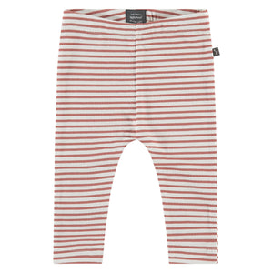 Babyface Baby Girl leggings Striped Redwood